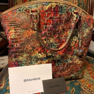 Brahmin Duxbury Ammolite bag with matching wallet